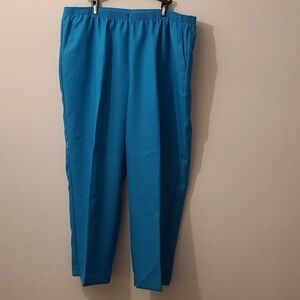ALFRED Dunner Teal Pants 22W NWT